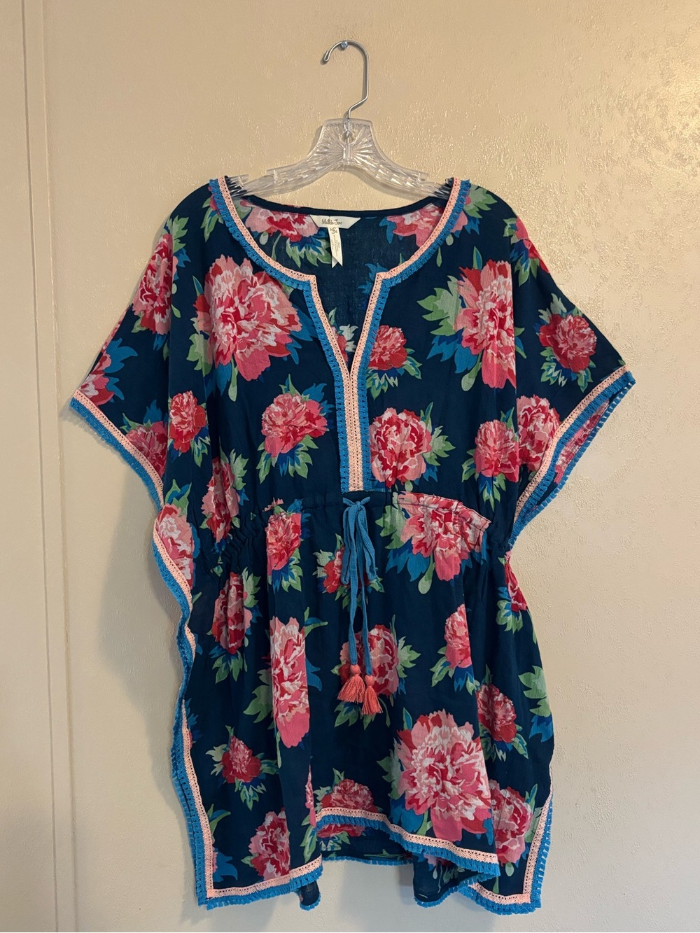 Matilda Jane Cool Shade Peony swimsuit cover-up sz M